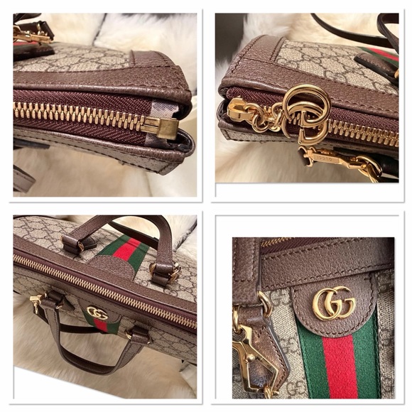 Gucci Monogram Supreme Ophidia Medium Tote – Authenticated – Excellent Condition - Picture 13 of 16